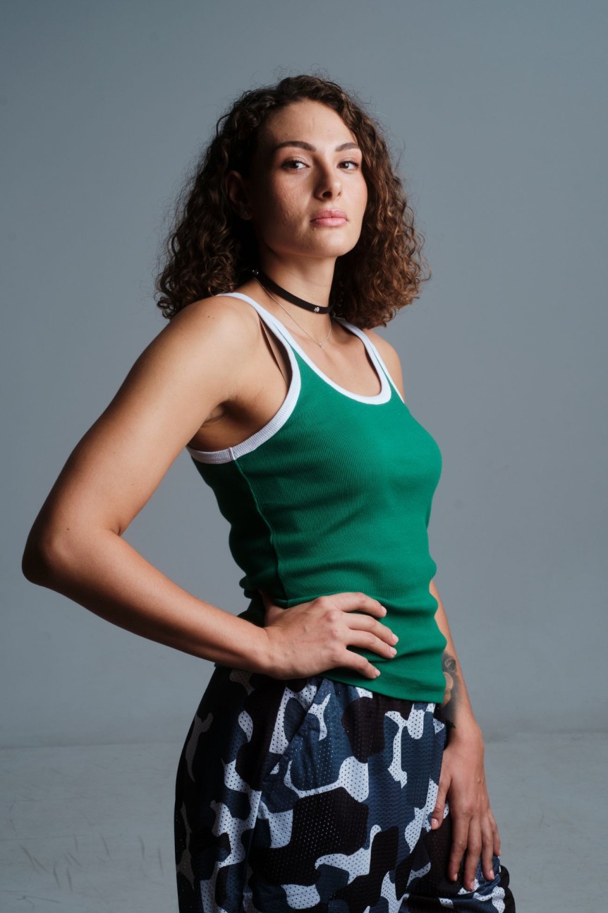 Women's Athletic Tank Top with the Emblem of Panathinaikos