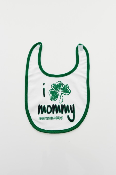 Σαλιάρες Mommy, Daddy, Panathinaikos (Σετ 2 Τεμαχίων)