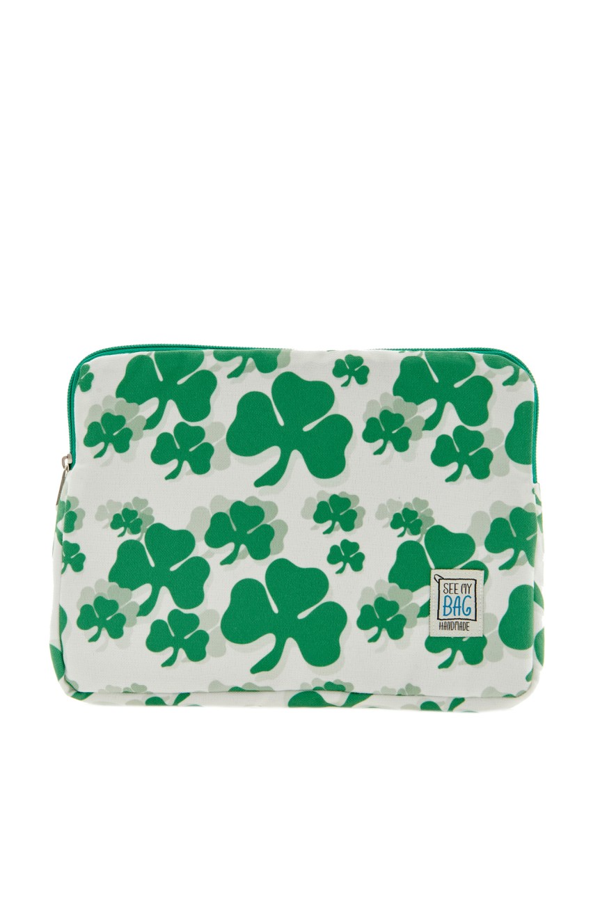 White Fabric iPad Case PaoxSee My Bag