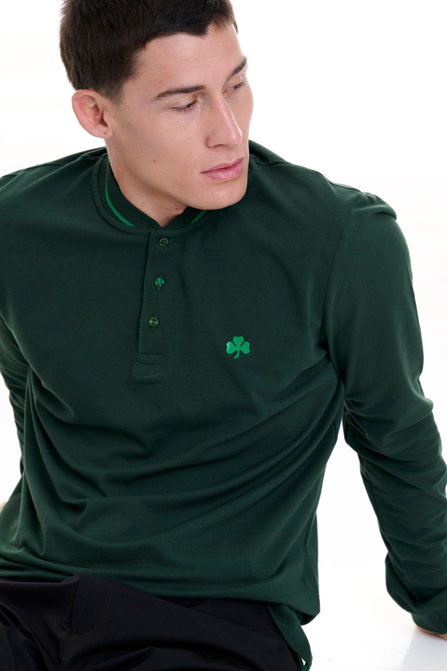 Men's Premium Long Sleeve Polo
