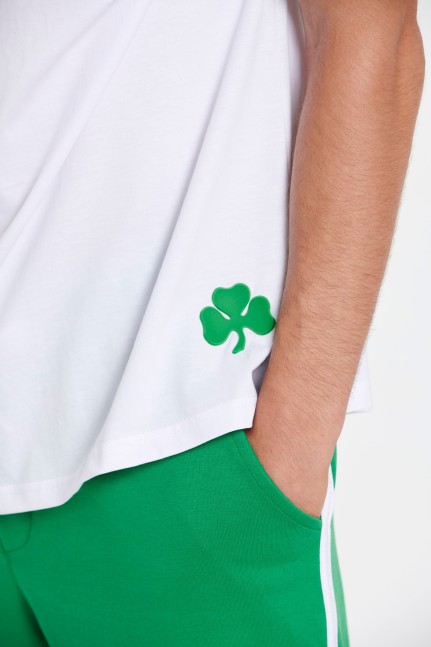 Men's Short Sleeve T-Shirt with Panathinaikos Emblem 2