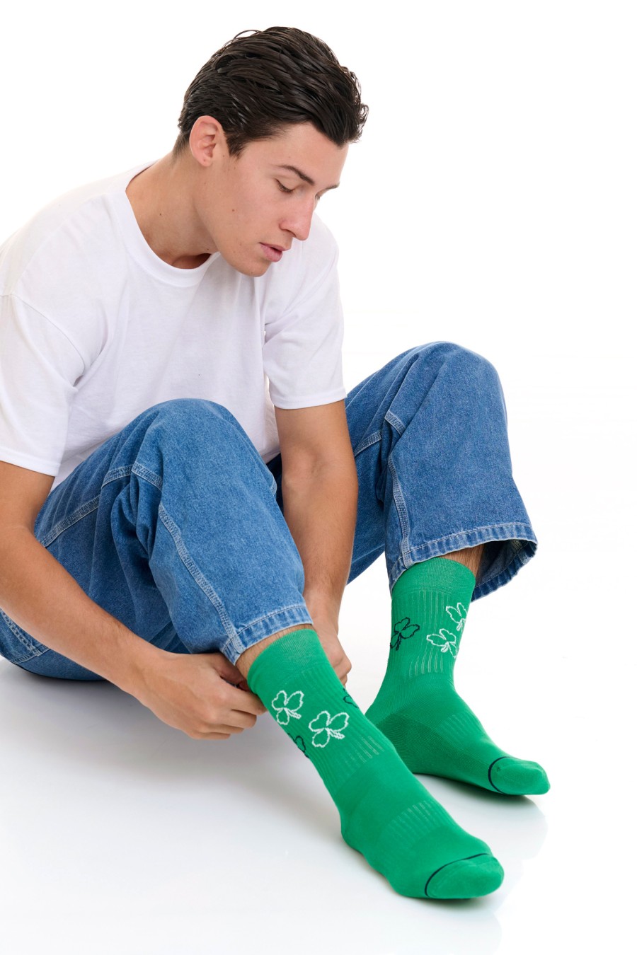 Panathinaikos Socks with mini Shamrocks