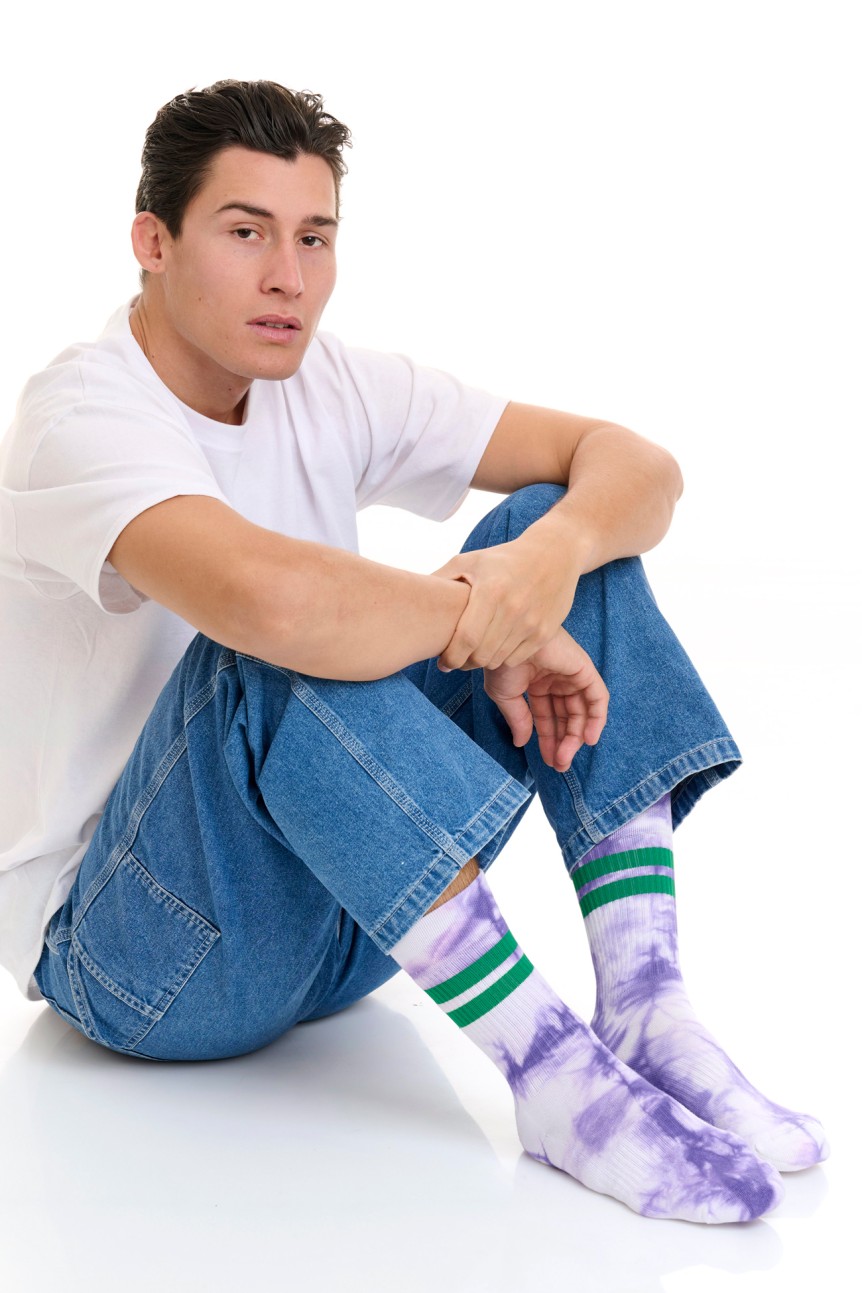 Purple Panathinaikos Socks