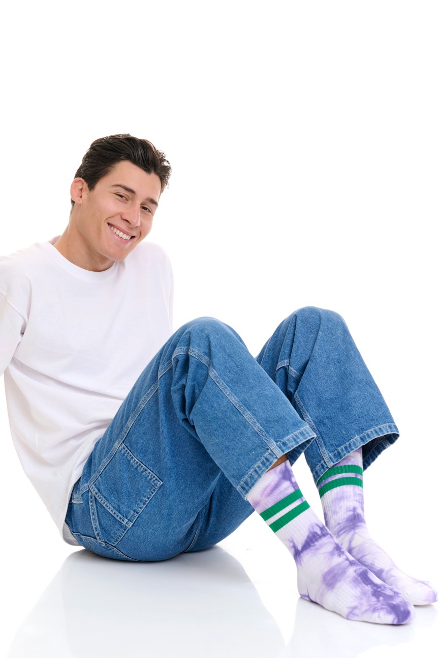 Purple Panathinaikos Socks 2