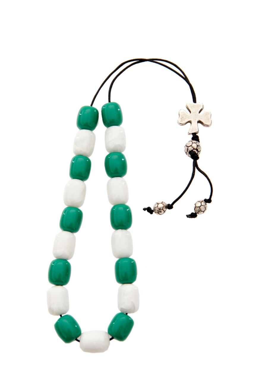 Two Tone Worry Beads Shamrock Wembley