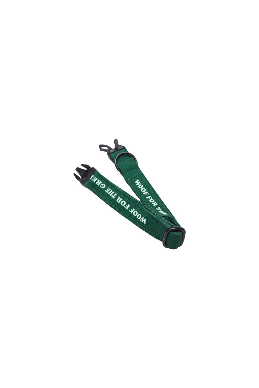 Dog Collar "Woof For The Greens" Small 2