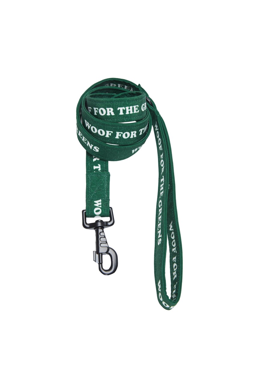 Dog Leash "Woof For The Greens"