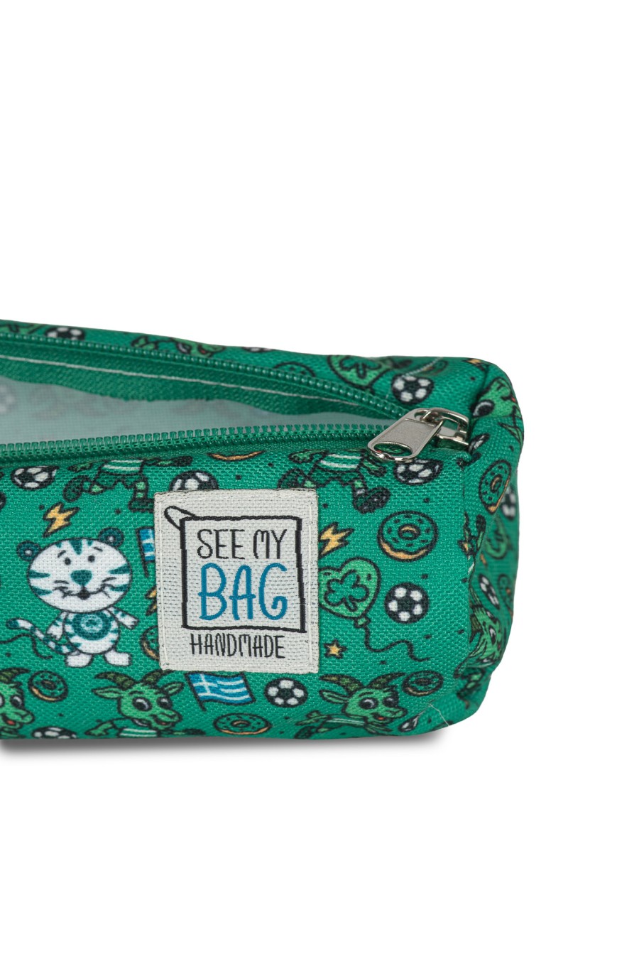Green Pencil Case "GOAT" PAO x See my Bag