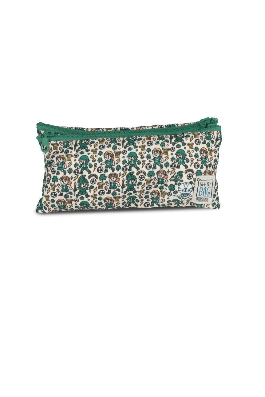 Λευκή Κασετίνα Διπλή "Athenian" PAO x See my Bag