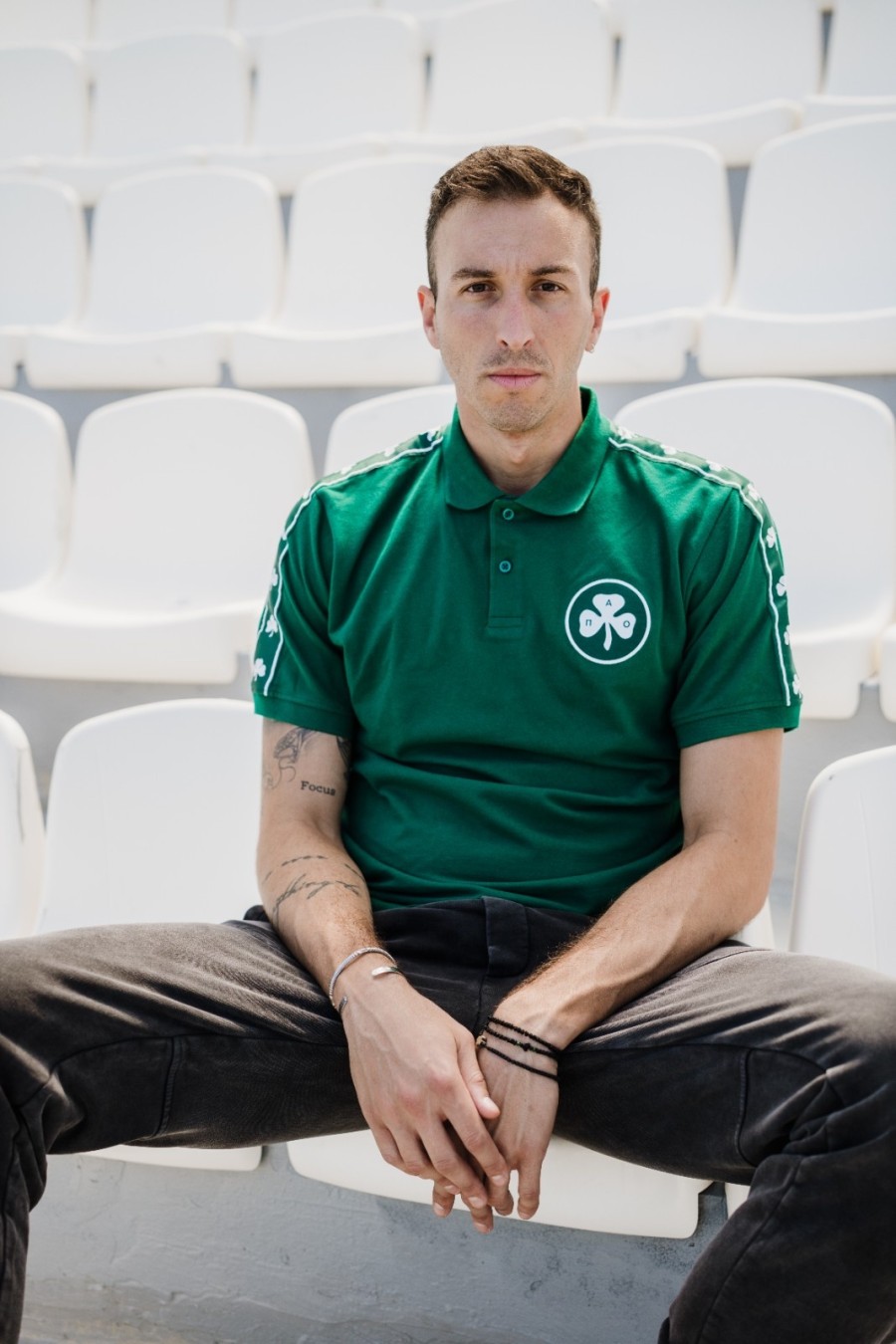 PAOFC x COPA Green Taper Polo Shirt