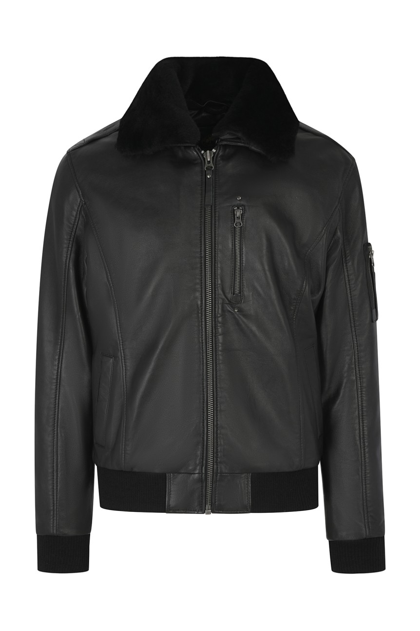 Black Leather Jacket "1908" - Limited Edition